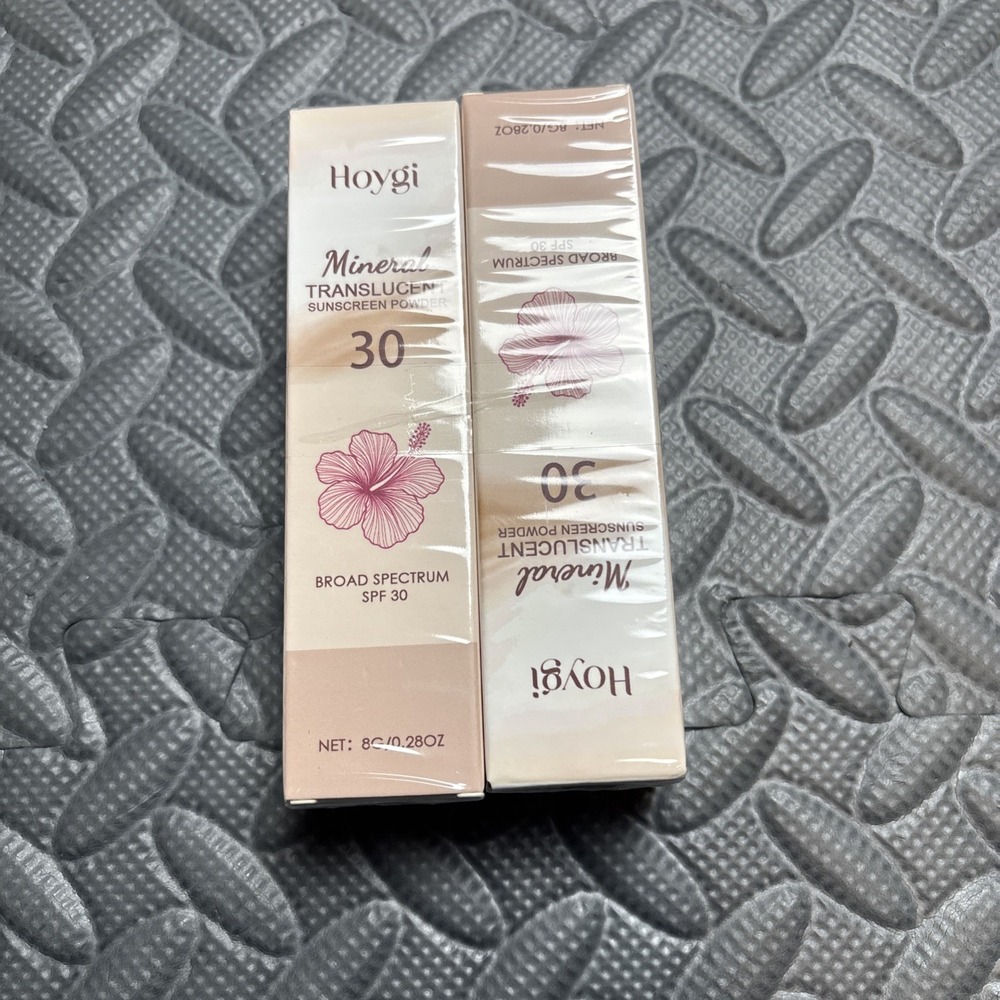 Hoygi Mineral Translucent Sunscreen Powder Broad Spectrum SPF 30 0.28oz SET OF 2
